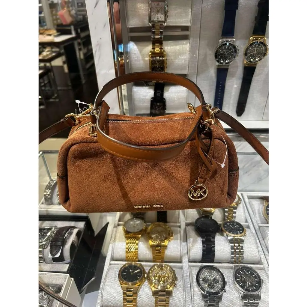 Cecily Women Small Crossbody Leather or Pvc Purse Bag Handbag Purse LUGGAGE by Michael Kors