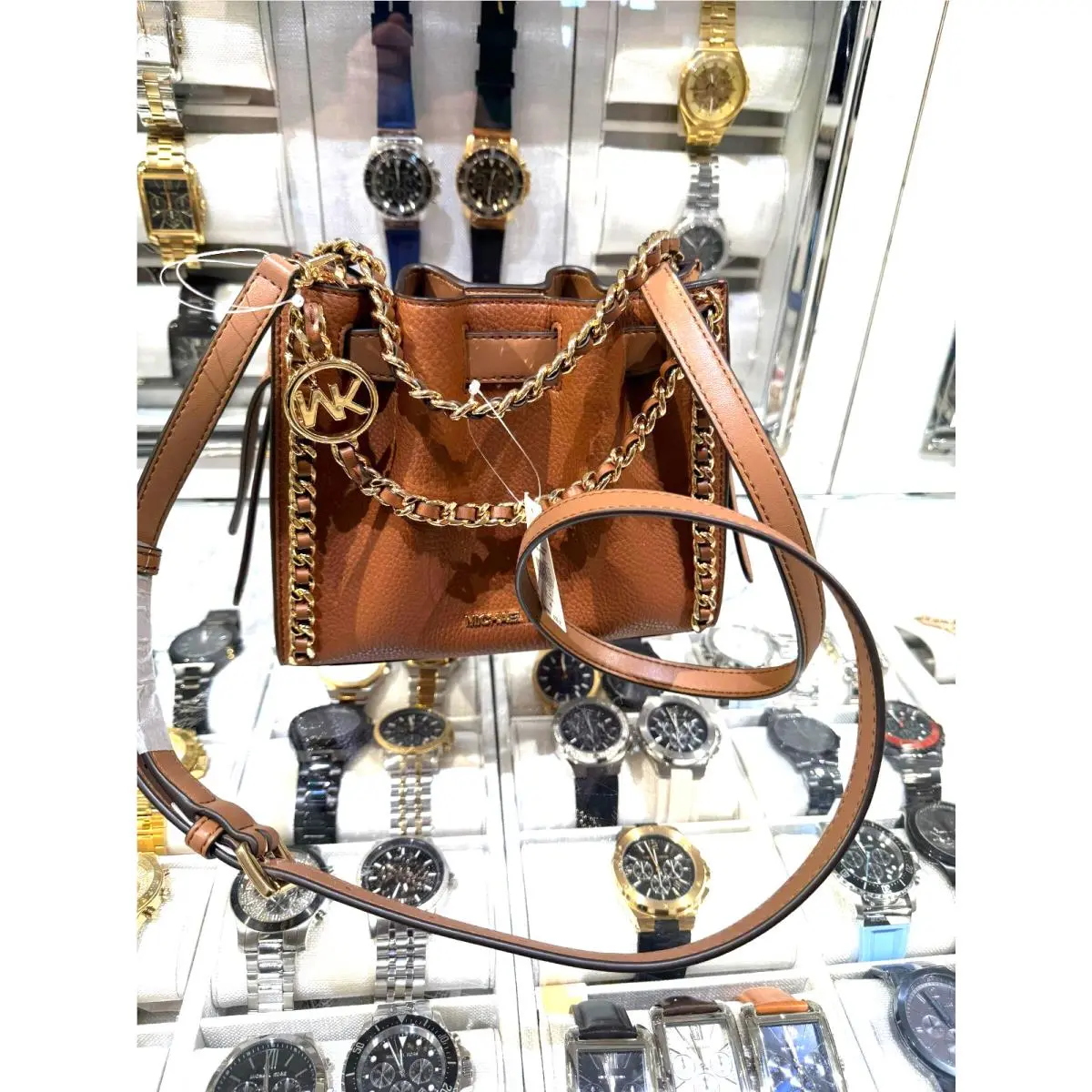 Mina Small Crossbody MK Bag Handbag Purse Messenger Shoulder Women LUGGAGE by Michael Kors