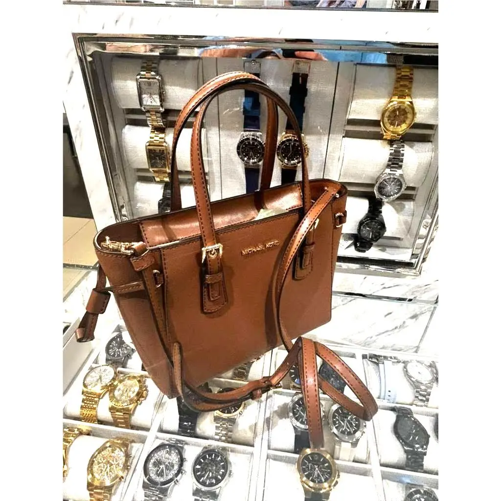 Voyager Women Extra-small Leather Handbag Tote MK Bag Luggage Purse by Michael Kors