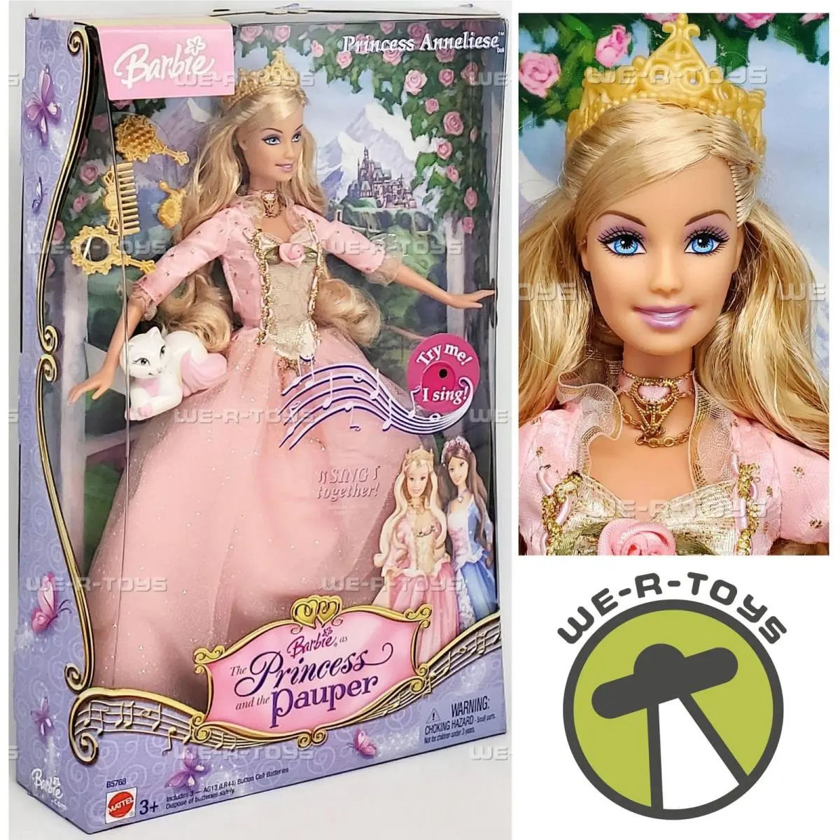 Barbie as Princess and The Pauper Princess Anneliese Doll 2004 Mattel B5768