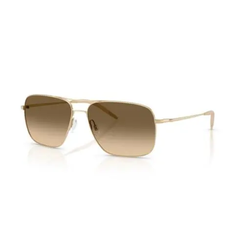 Oliver People 0OV1150S Clifton 534385 Gold/chrome Olive 58mm Men`s Sunglasses by Oliver Peoples