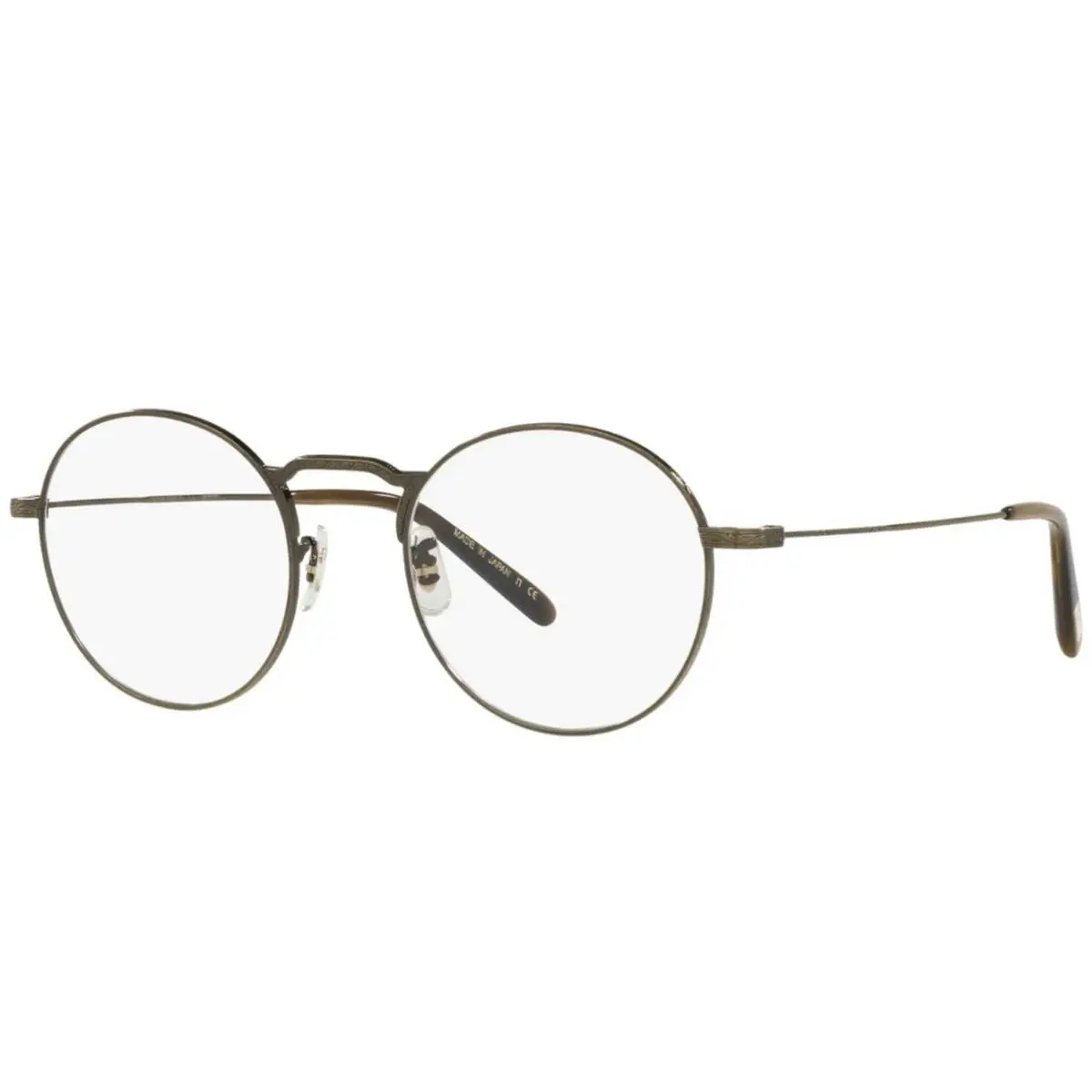 OV1282T 5284 Weslie Antique Gold Round 49mm Men`s Eyeglasses by Oliver Peoples