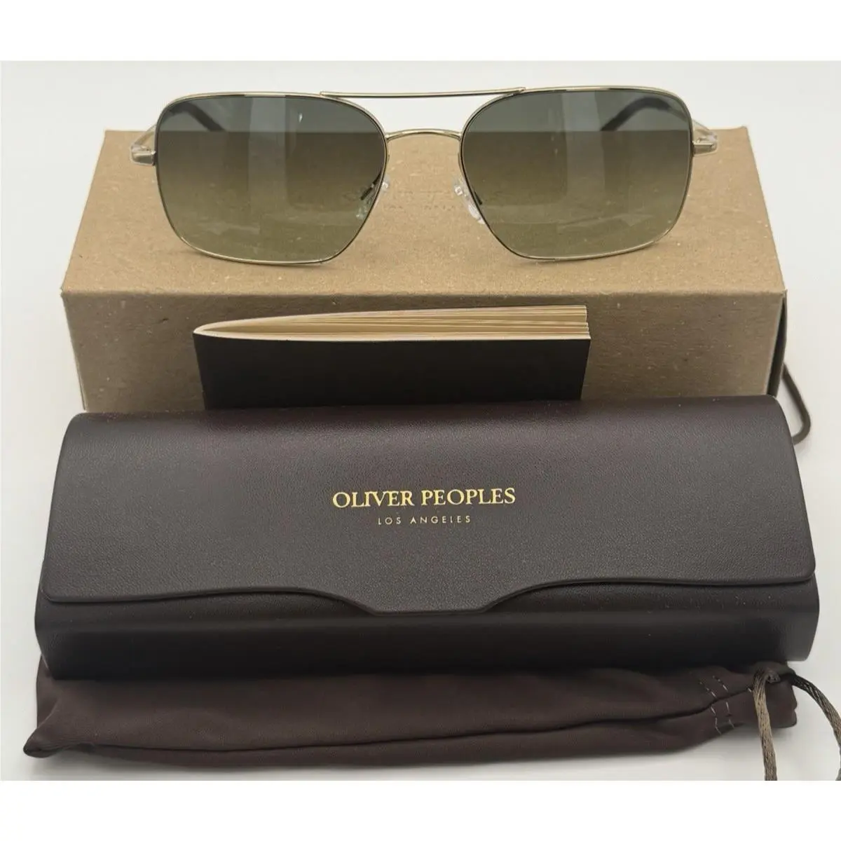 Oliver Peoples OV1373S 5035BHV Victory II - Gold Frame / G-15 Gradient