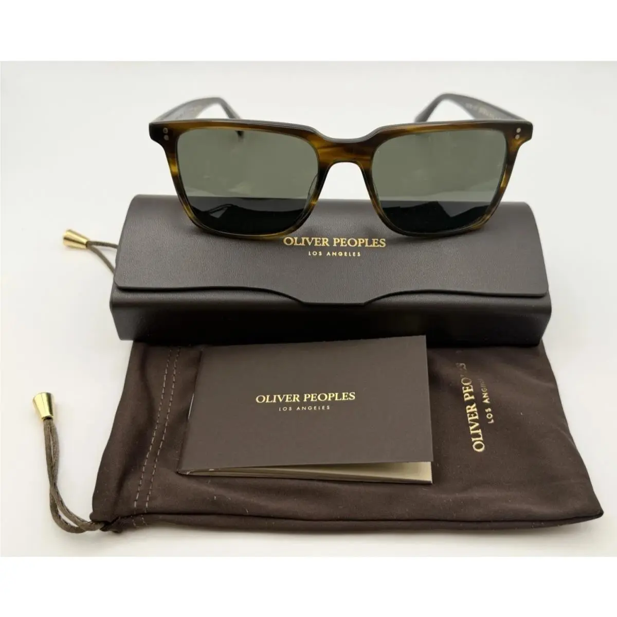 Oliver Peoples Lachman Sun OV5419SU 1677P1 - Bark Frame /G-15 Polarized 53MM