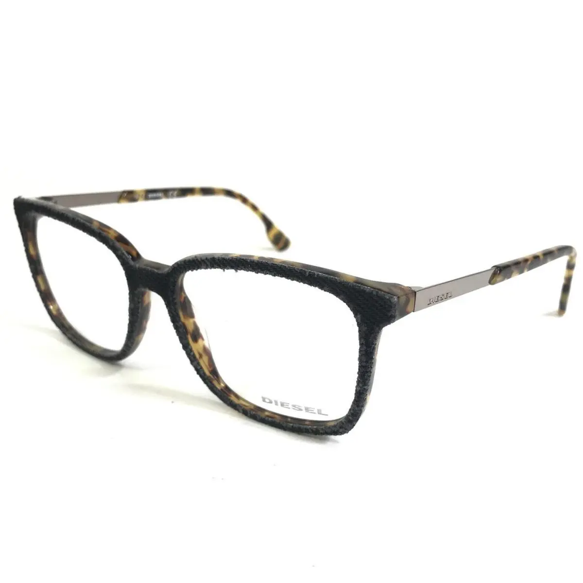 Diesel Eyeglasses Frames DL5116 col.053 Blue Denim Brown Tortoise 53-16-145