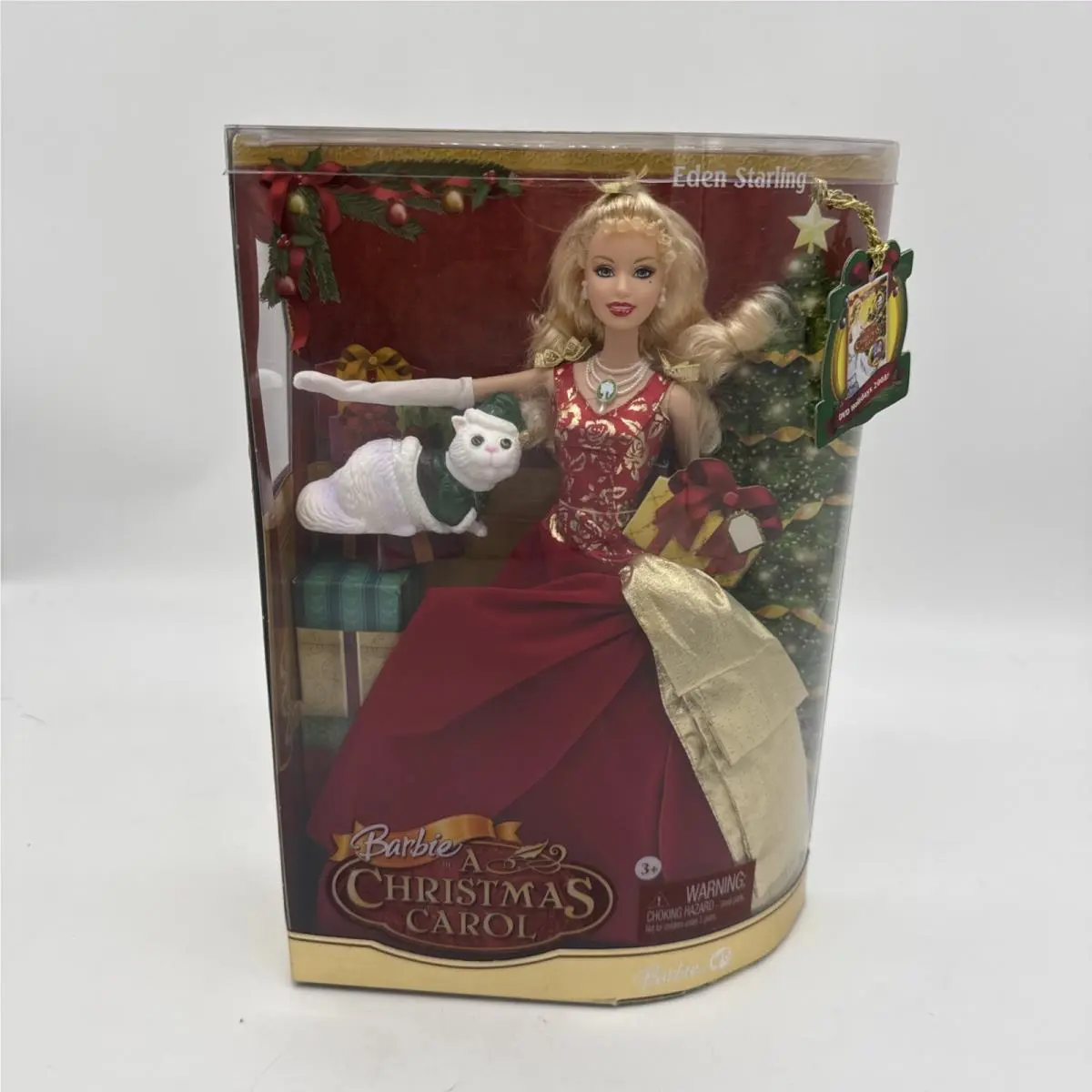 2008 Mattel Eden Starling Doll Barbie In A Christmas Carol W/pet Cat