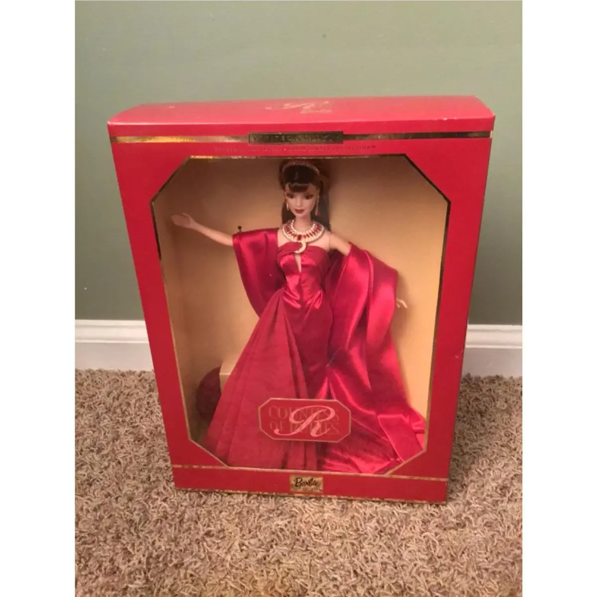 Vintage 2000 Mattel Countess Of Rubies Royal Jewels Collection Barbie Doll