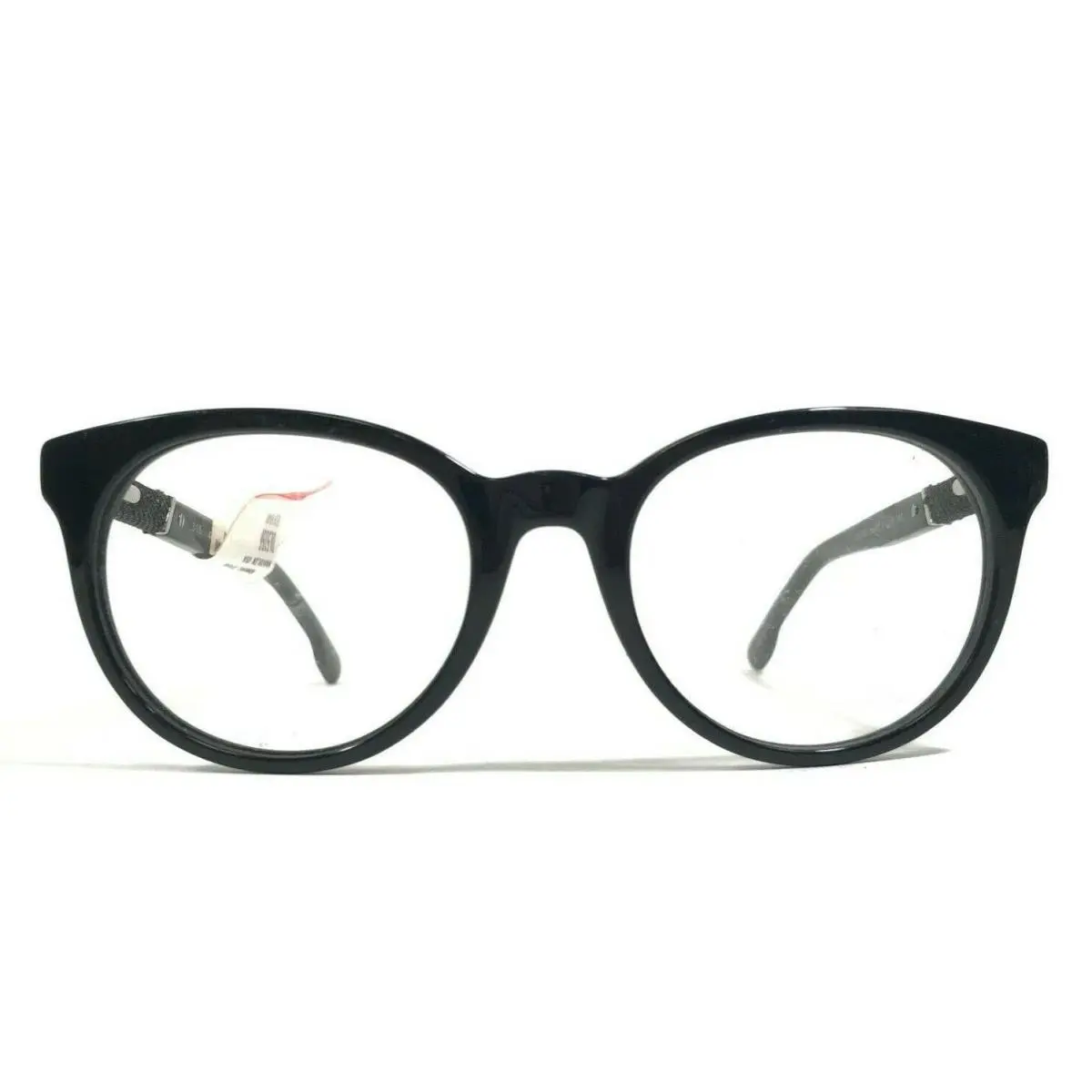 Diesel Eyeglasses Frames DL5156 Col.001 Black Round Full Rim Denim 51-19-145