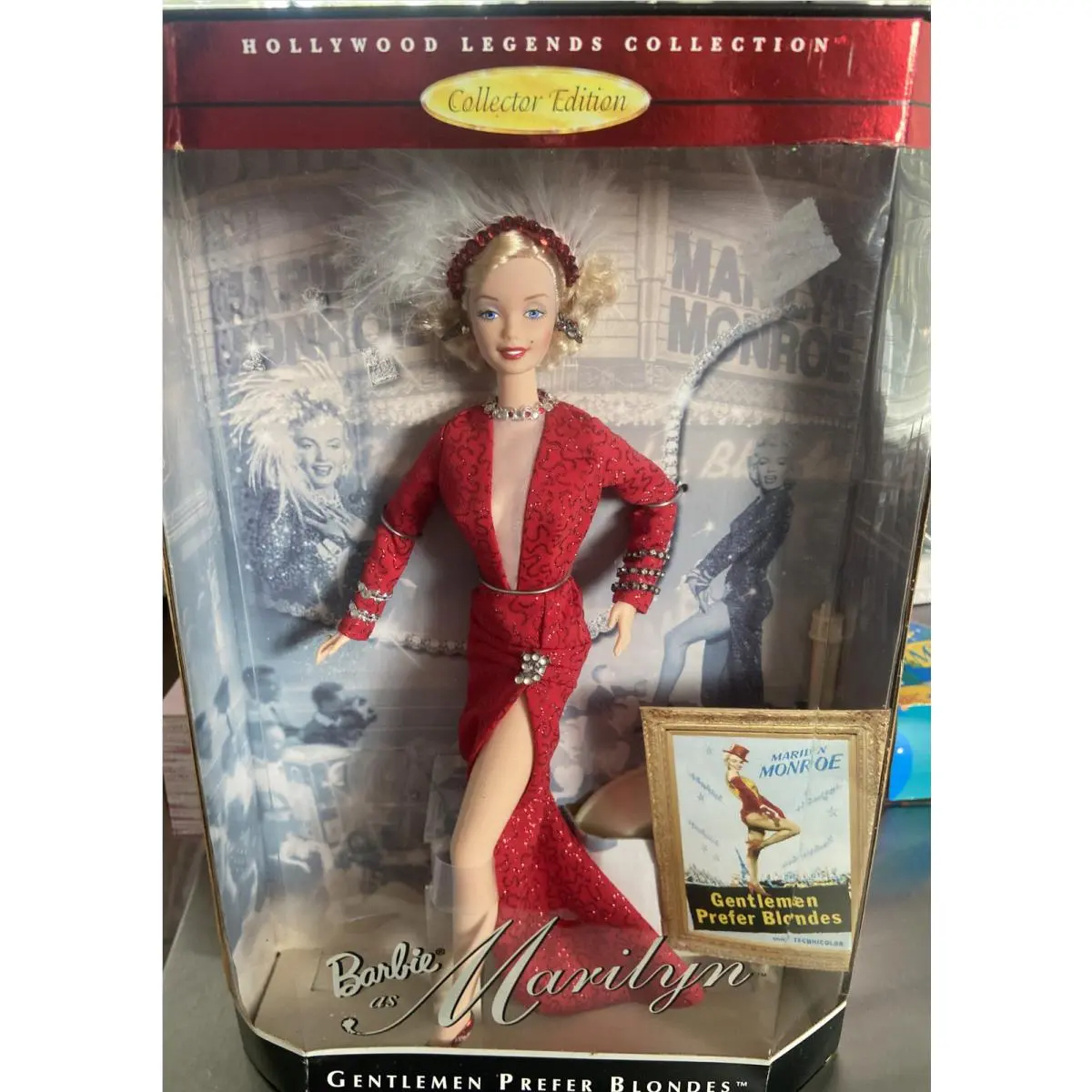Barbie as Marilyn Monroe Gentlemen Prefer Blondes 1997 Mattel 17452