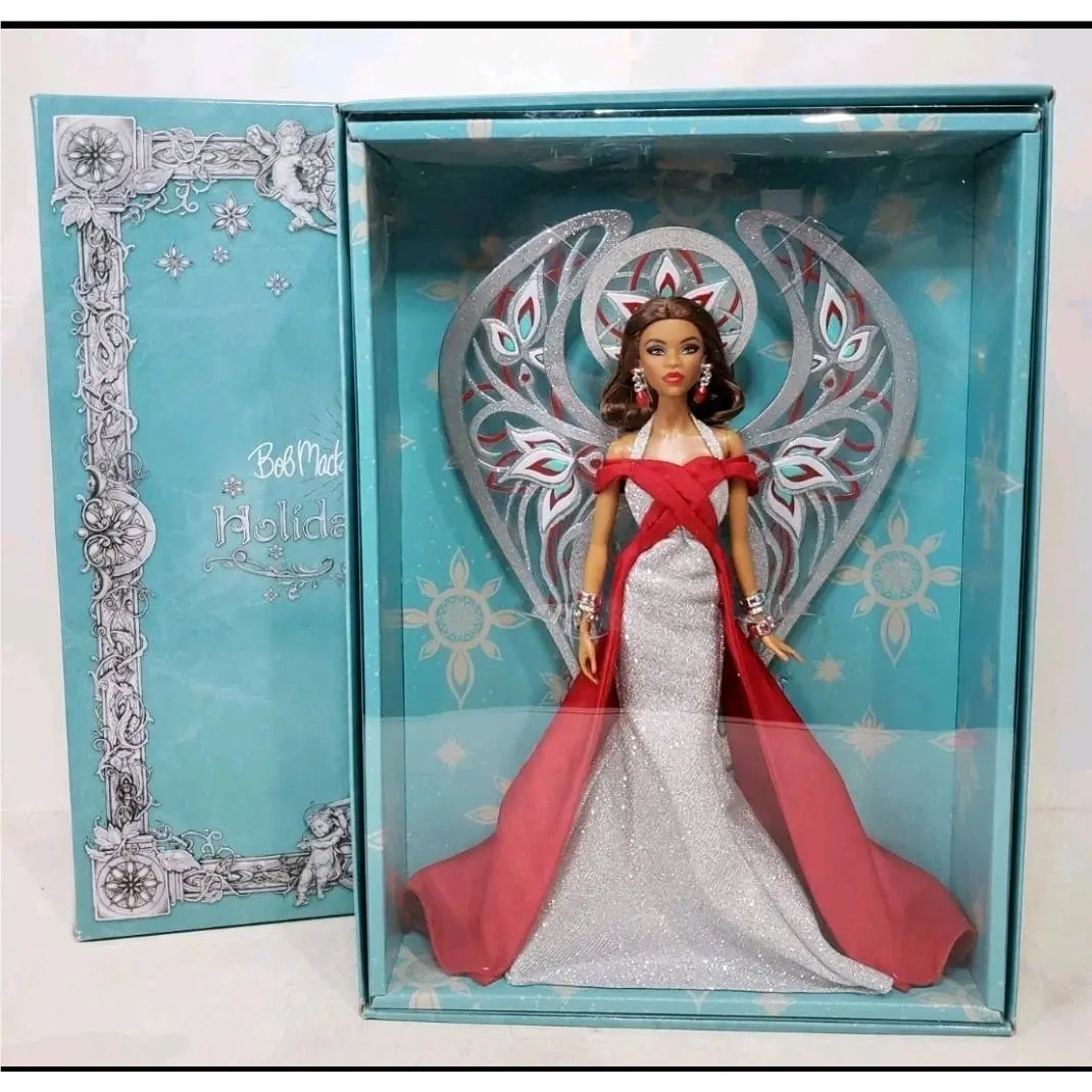 Bob Mackie Holiday Angel AA Barbie Doll 2023 Gold Label Mattel HJX12 Nrfb