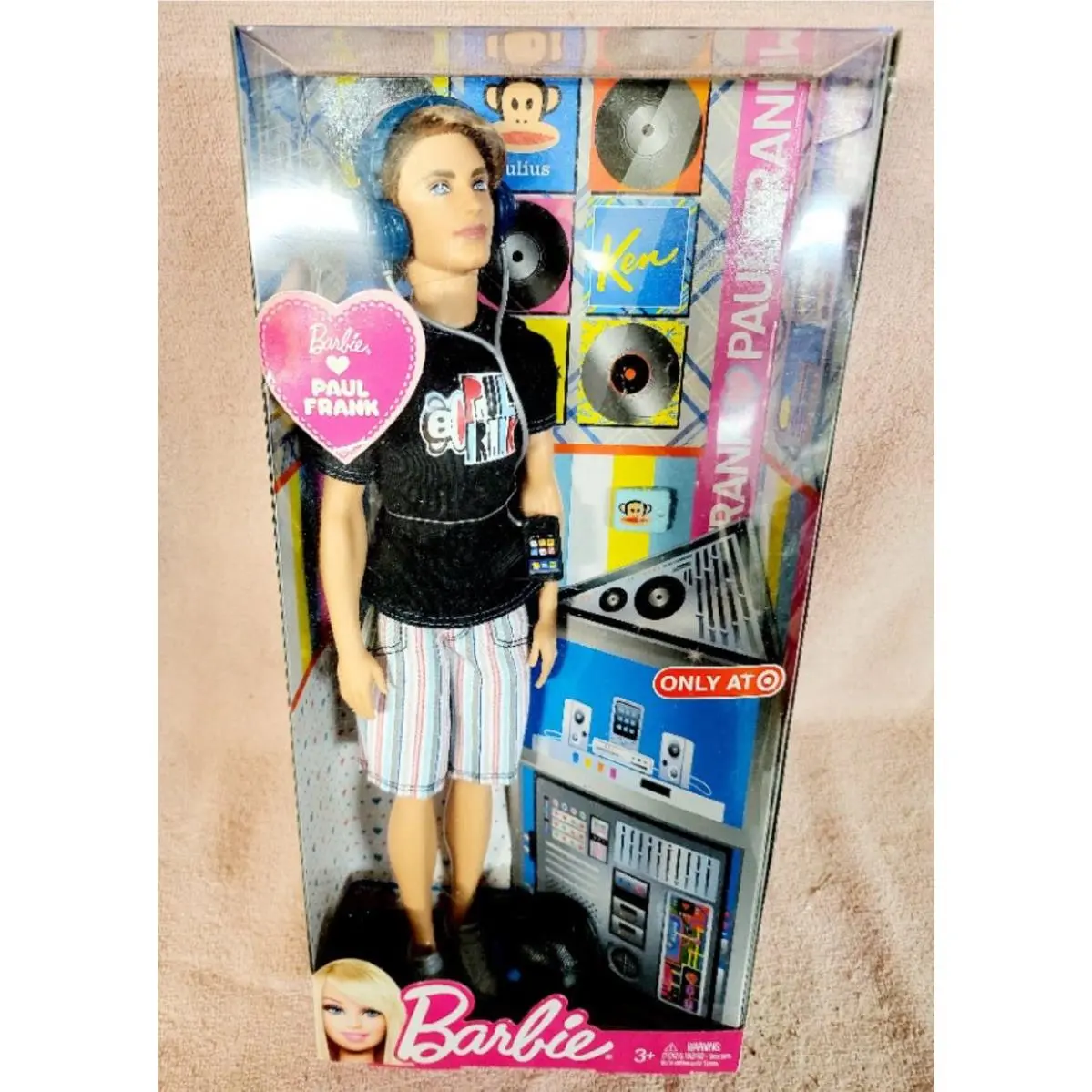 Barbie Loves Paul Frank 2011 Target Exclusive Ken / Nrfb