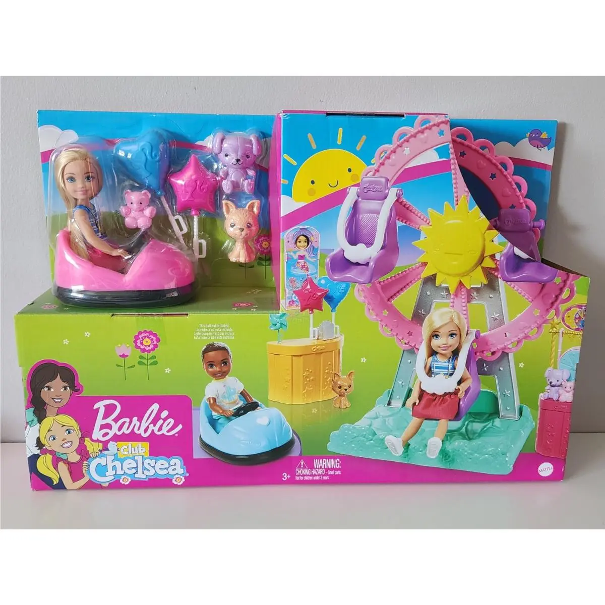 Club Chelsea Carnival Playset with Blonde Small Doll Spinning Ferris GHV82