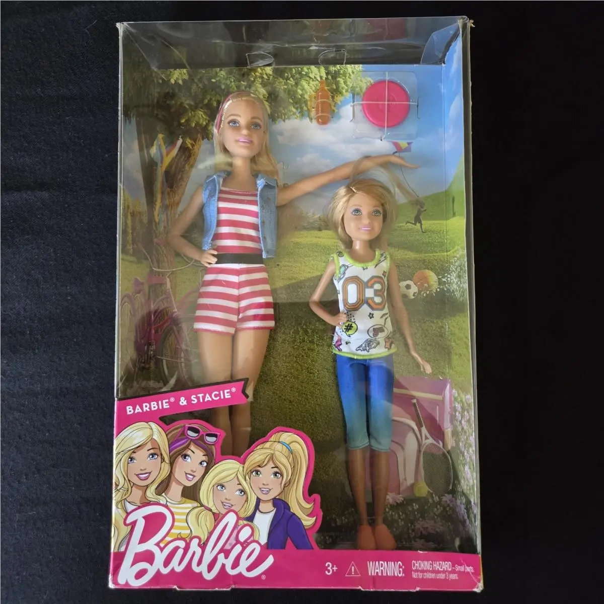 2017 Barbie and Stacie 2-Pack Outdoor Fun Dolls Mattel DWJ64 Nrfb