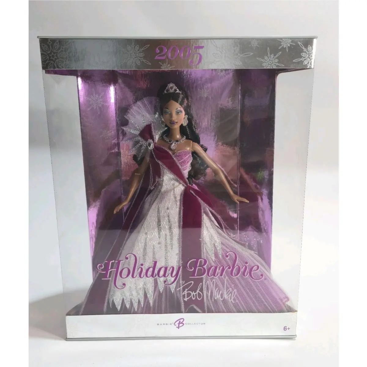 Barbie Dolls Mattel 2005 Holiday Barbie African American Bob Mackie