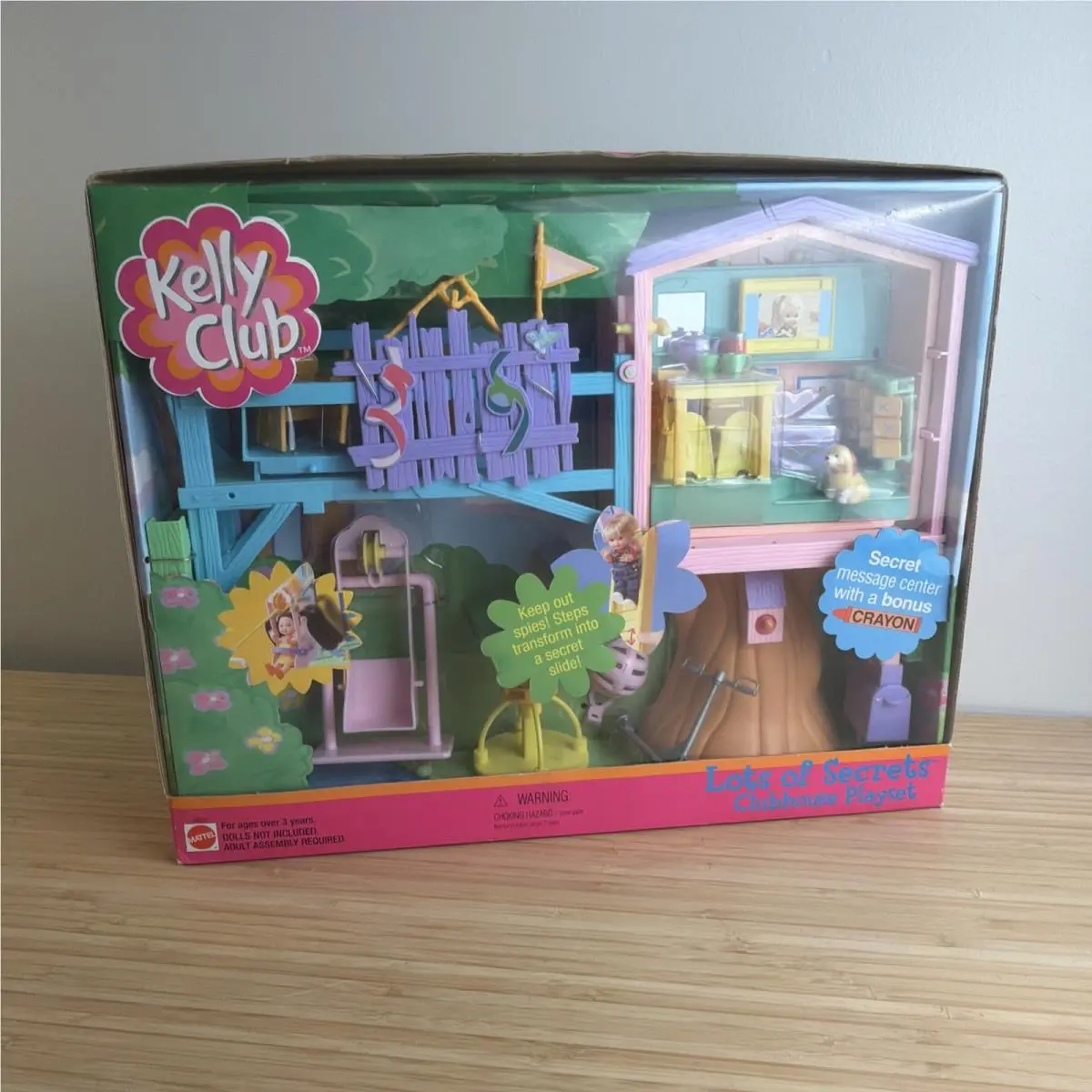 Barbie Kelly Lots of Secrets Clubhouse Playset Collectible Rare