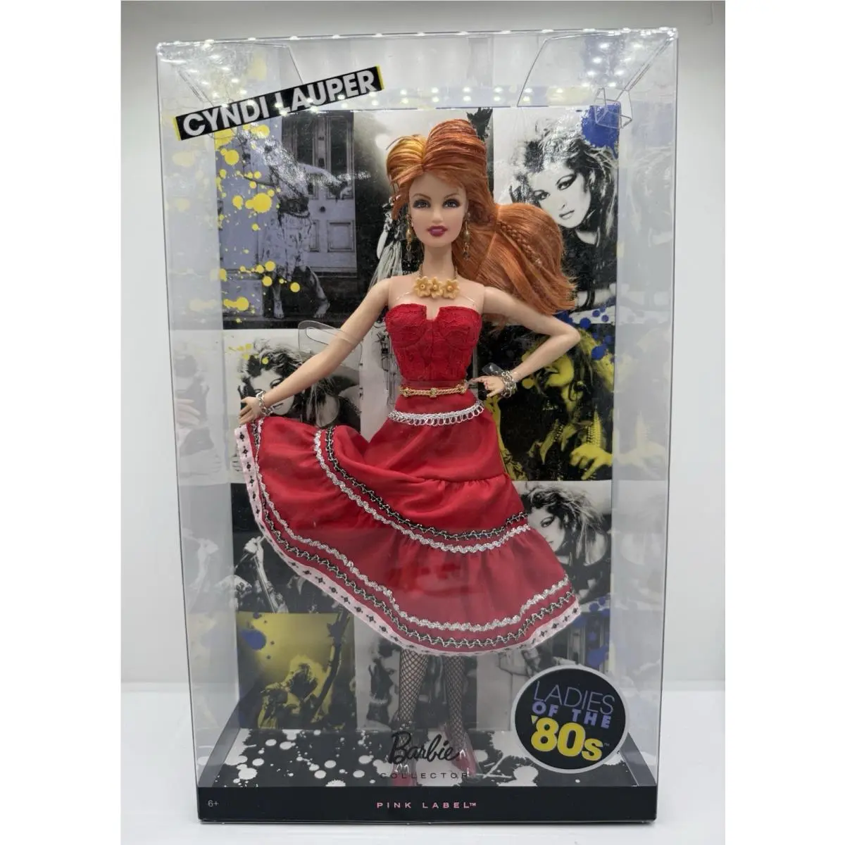 Cyndi Lauper Ladies Of The `80s Barbie Doll Collector Pink Label Mattel R4460