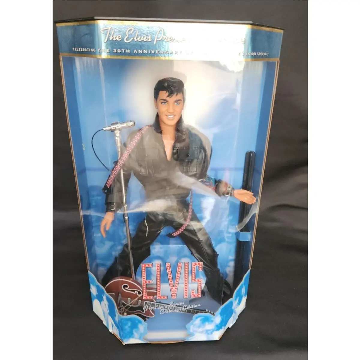 Vtg 1998 Elvis `68 Special 30TH Anniversary Barbie Doll Mattel 20544 Nrfb