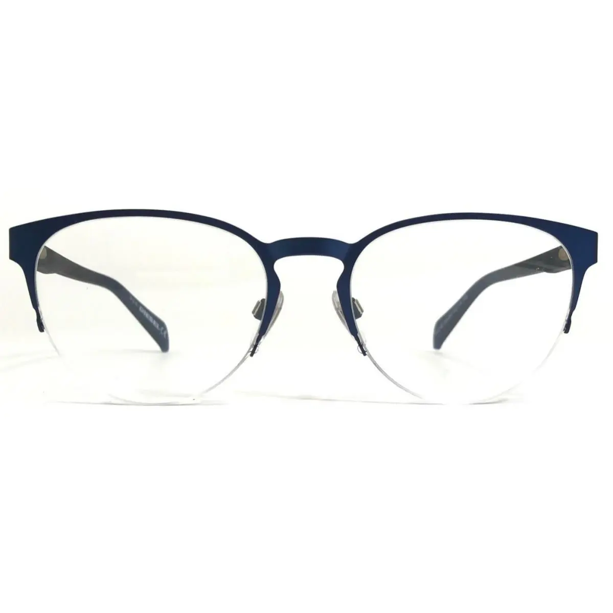 Diesel Eyeglasses Frames DL5158 Col.091 Blue Round Half Rim 52-19-145