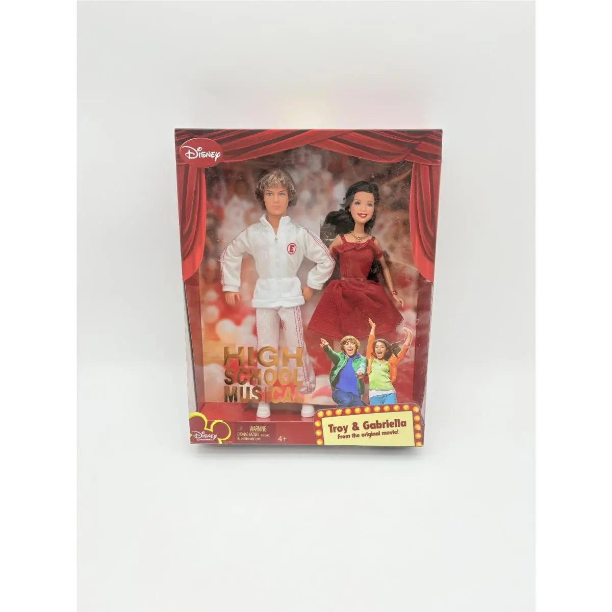 High School Musical Gabriella Troy Doll Set Red Dress Basketball Warm Up Suit