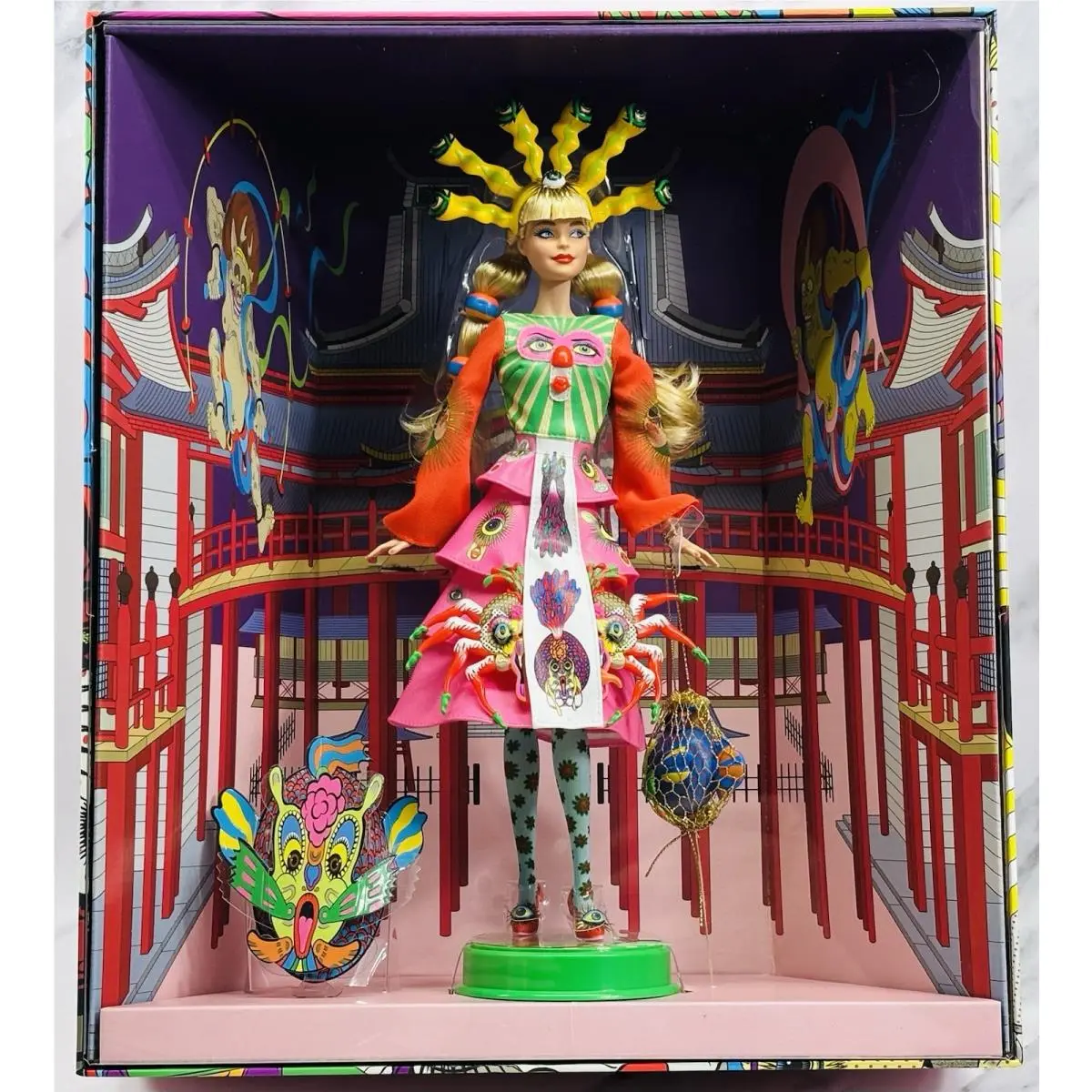 Barbie x Keiichi Tanaami HYK48 Mattel Creations Collector Doll w/ Shipper