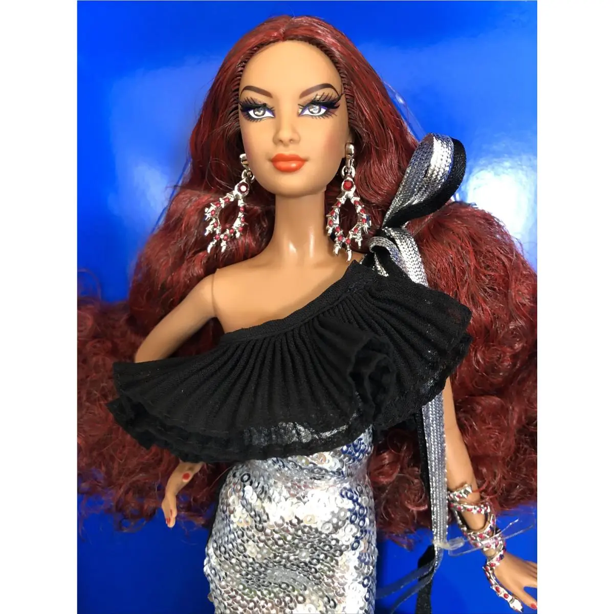 Gold Label Stephen Burrows Nisha Barbie Doll with Bracelet and Shoes
