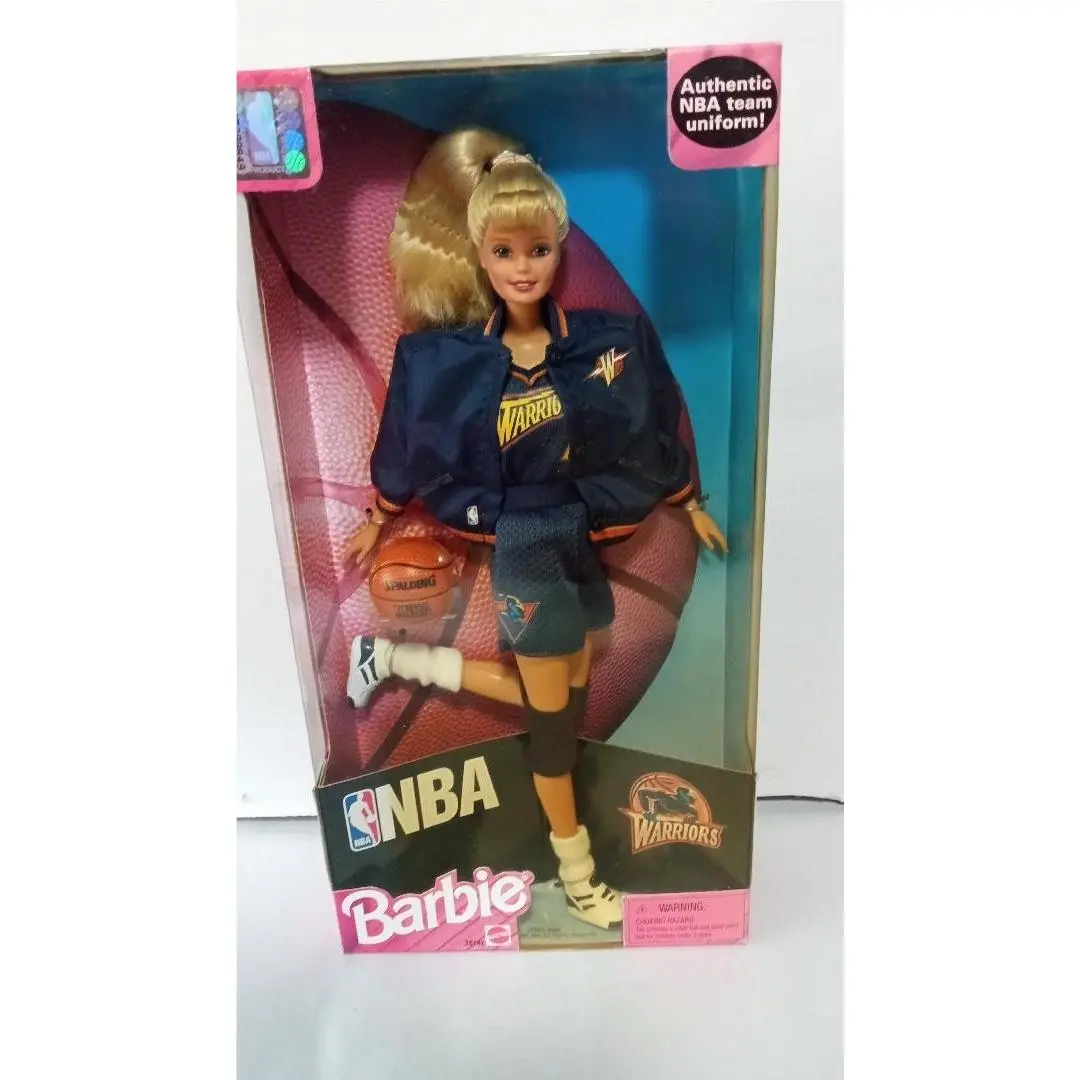 Vintage 1998 Nba Barbie Doll : Golden State Warriors - Nrfb