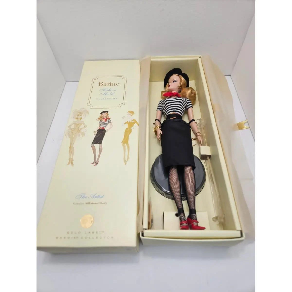 Bfmc “the Artist” Gold Label Silkstone Doll – 2008 Nrfb