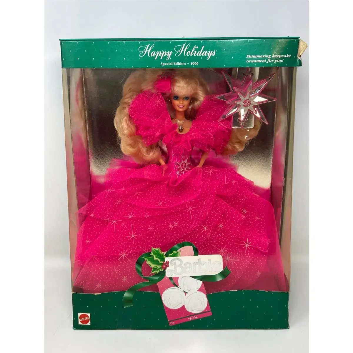 Barbie Holiday Christmas 1990 Happy Holiday Barbie