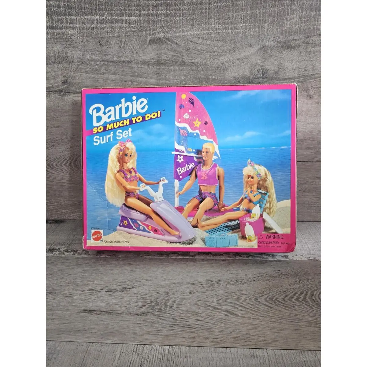 Vtg 1996 Barbie So Much to Do Surf Playset 67028-91 by Mattel Vintage Beach Nrfb