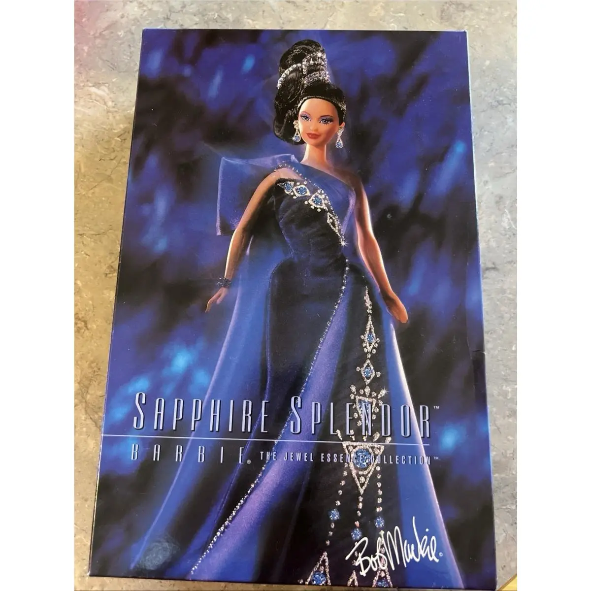 Sapphire Splendor Barbie Doll by Bob Mackie