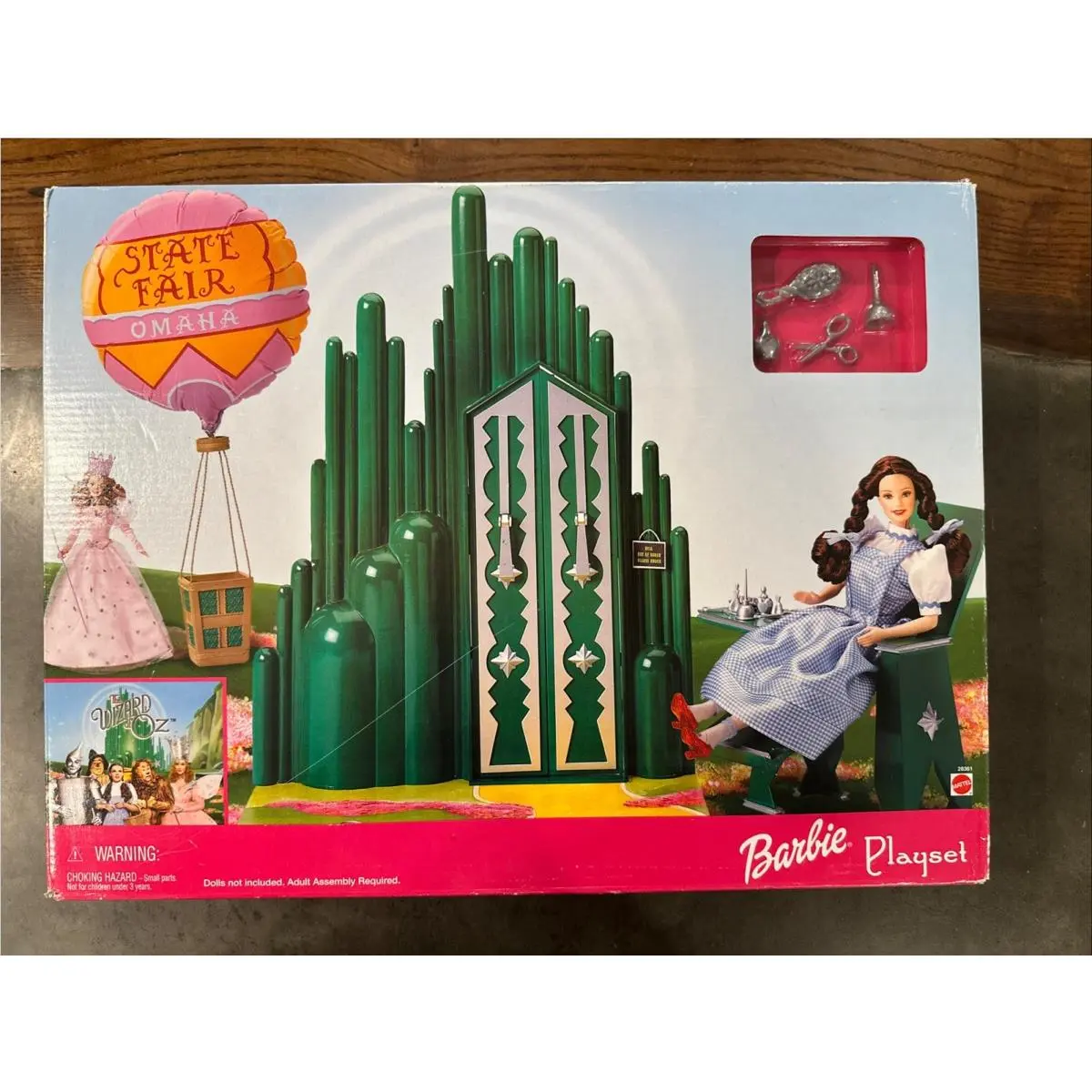 The Wizard of Oz Barbie Playset Omaha State Fair Emerald City Mattel Vintage