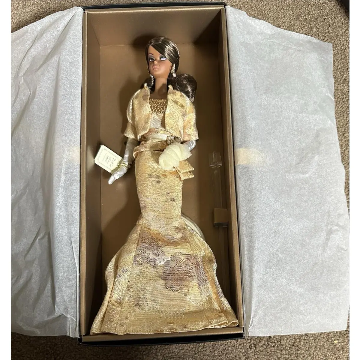 Barbie Golden Gala 2009 Convention African American Silkstone Doll 50 Anniv