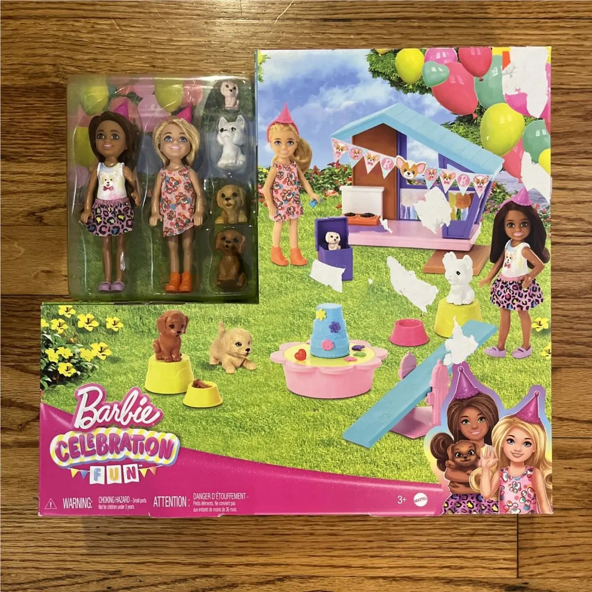 Barbie Celebration Fun Puppy Party Birthday Capsule Doll