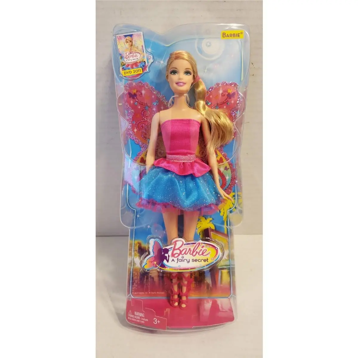 2010 Barbie A Fairy Secret Doll in Package Wings T7360 Mattel