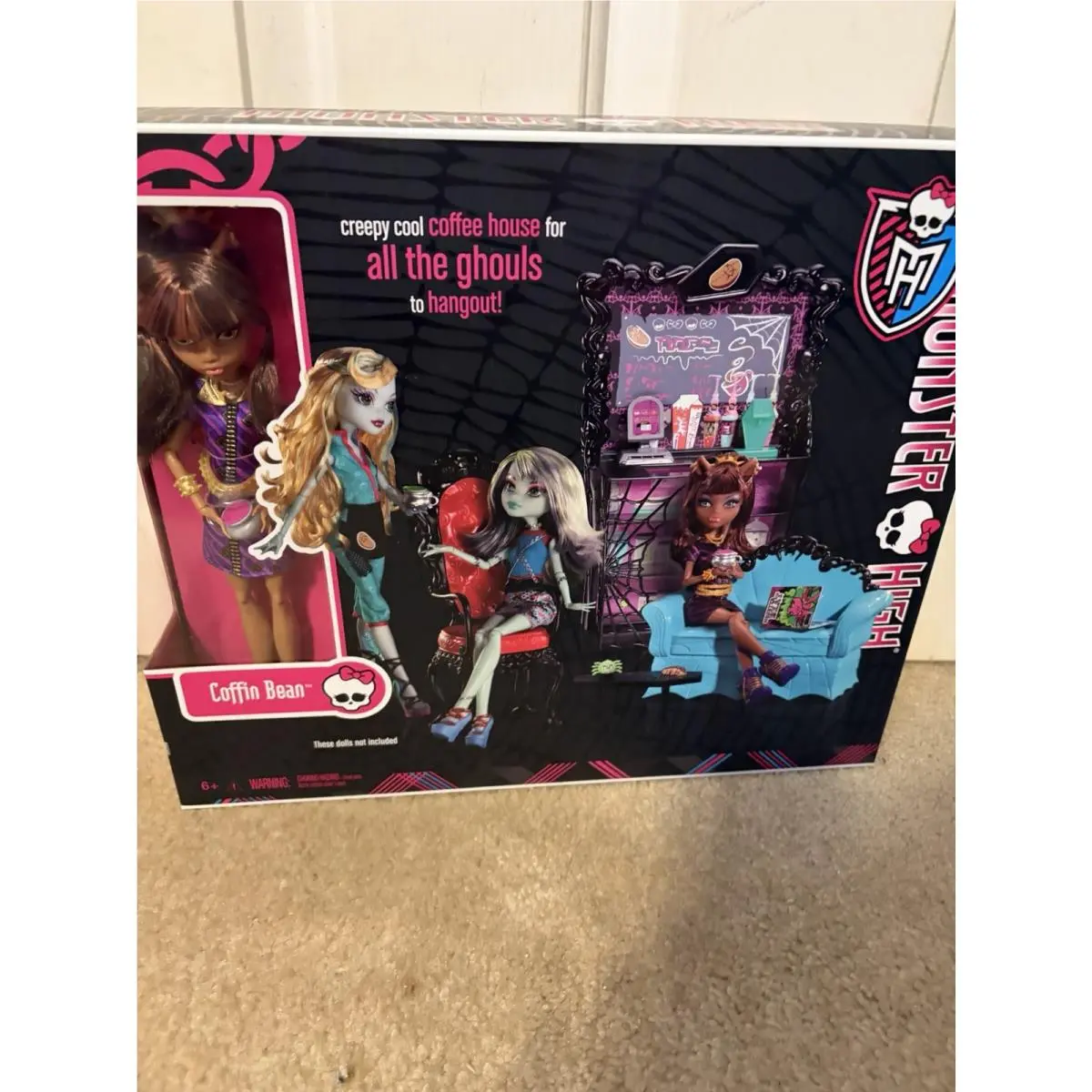 2011 Monser High Coffin Bean /clawdeen Wolf Doll Set/mattel X3271 /new