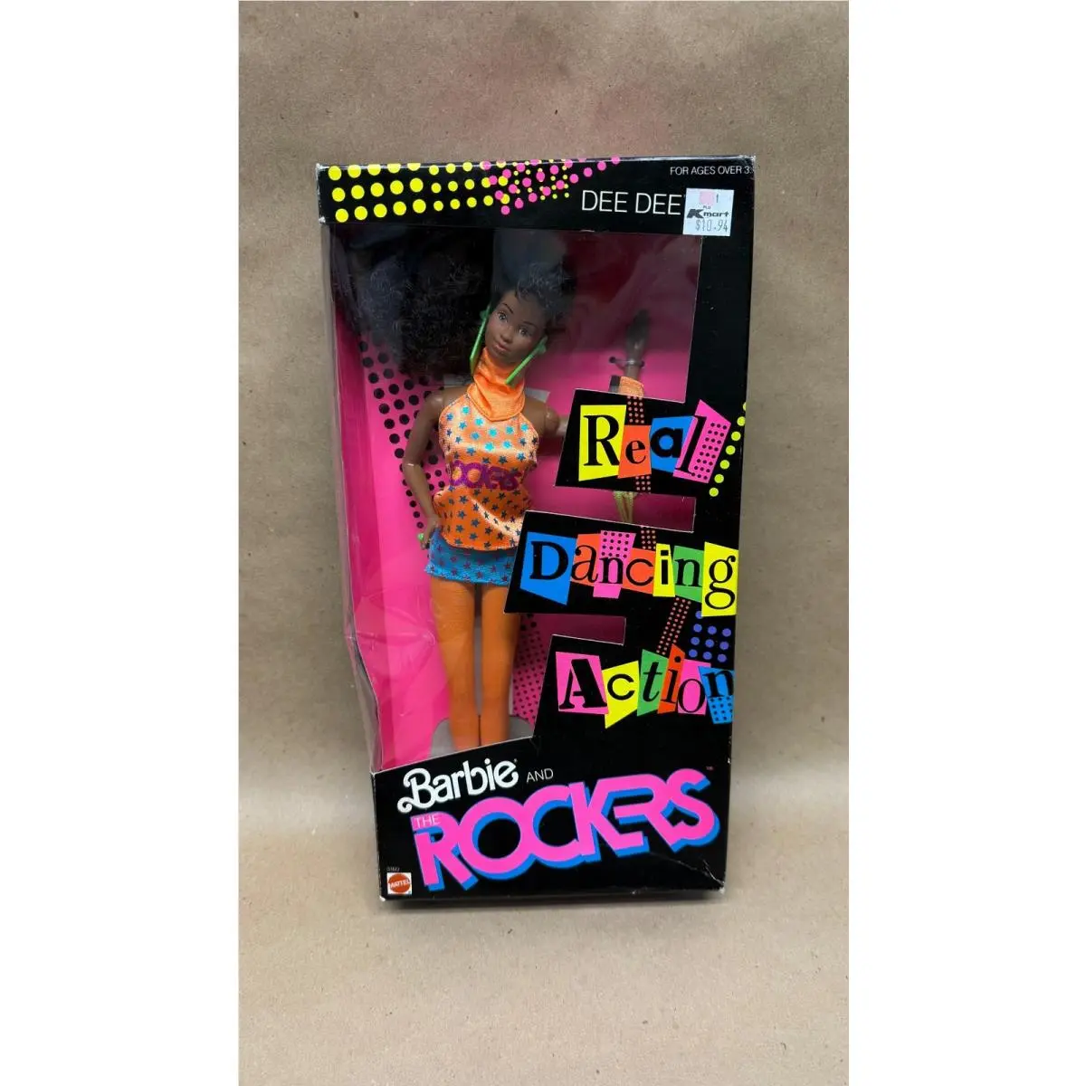 Vtg 1986 Mattel Dee Dee Barbie and The Rockers Doll 3160 Nrfb