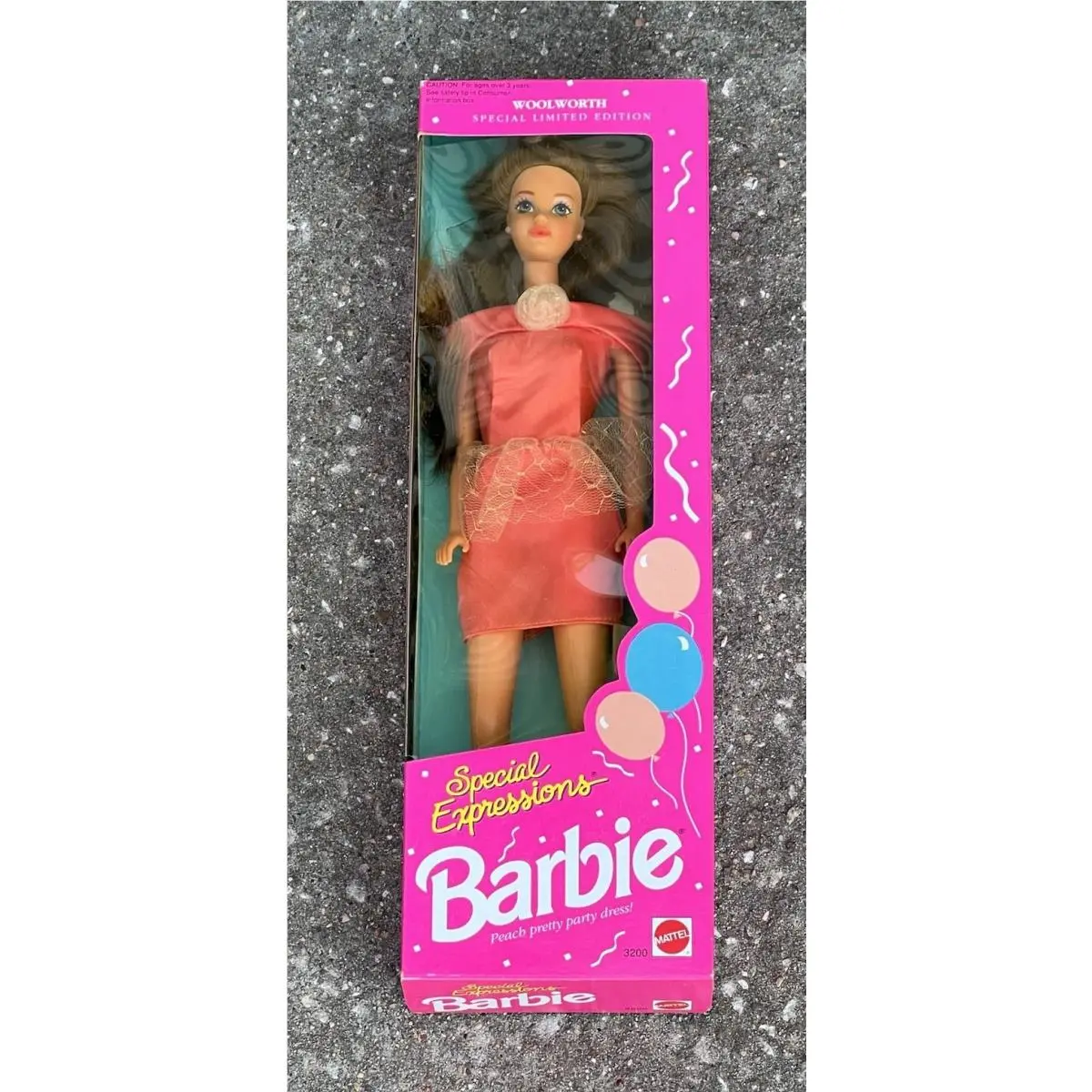Barbie Woolworth Special Expressions Doll Nrfb 3200 Steffie Face 1992 Brunette