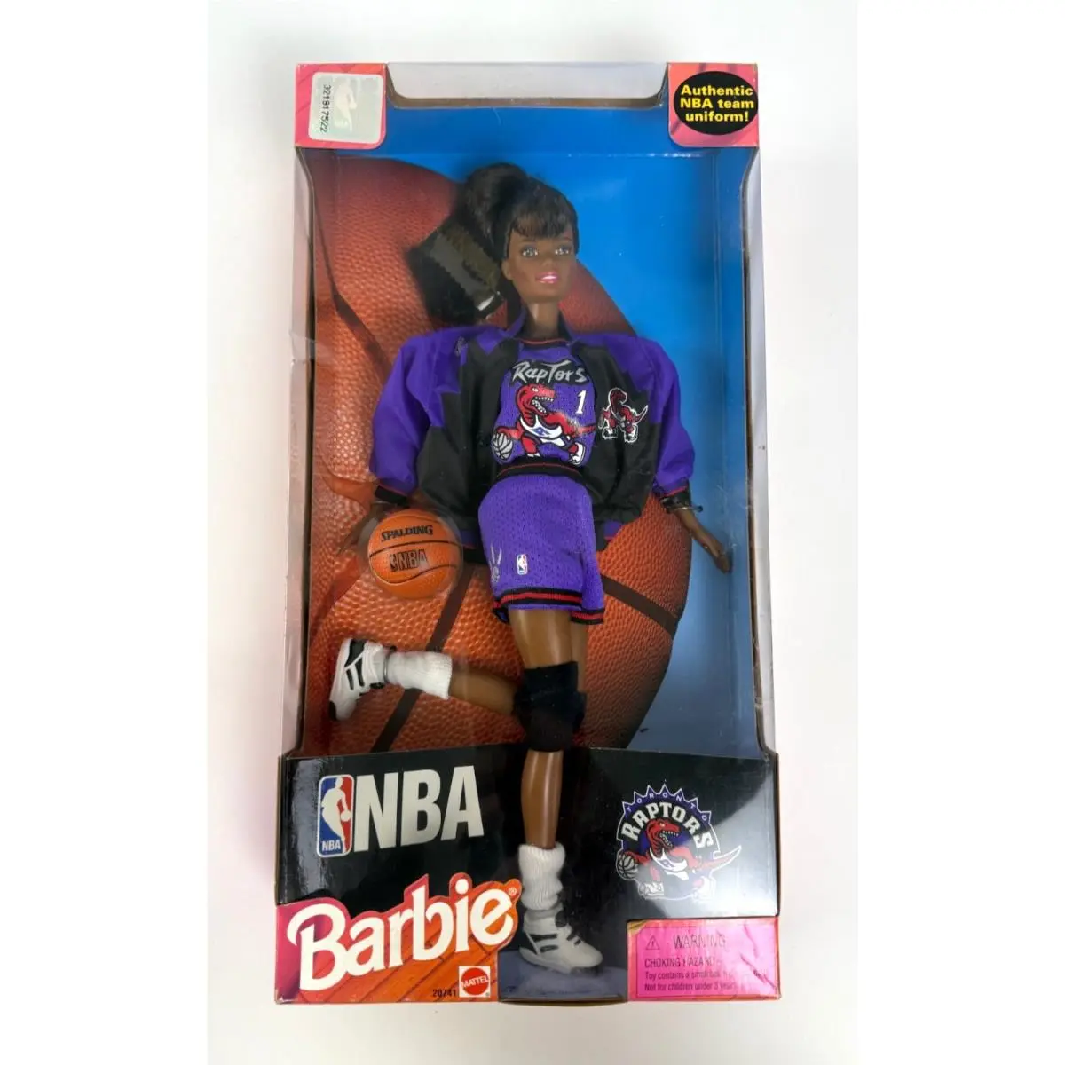 1998 Nba Official Licensed Toronto Raptors Barbie Doll AA Mattel 20741 Nrfb