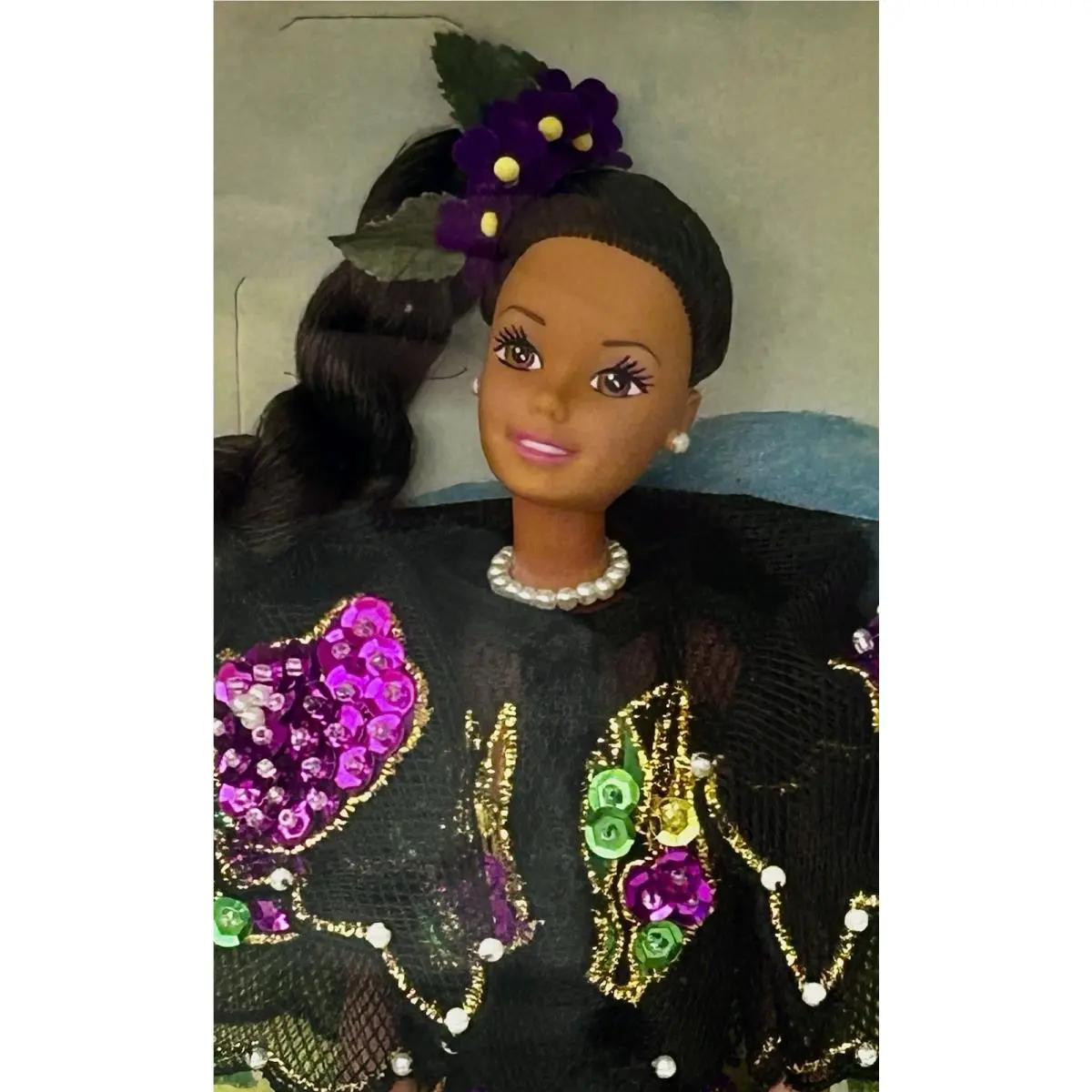Spectacular 1993 Filipina Barbie Doll Designed by Patis Tesoro 60481-9909 Nrfb