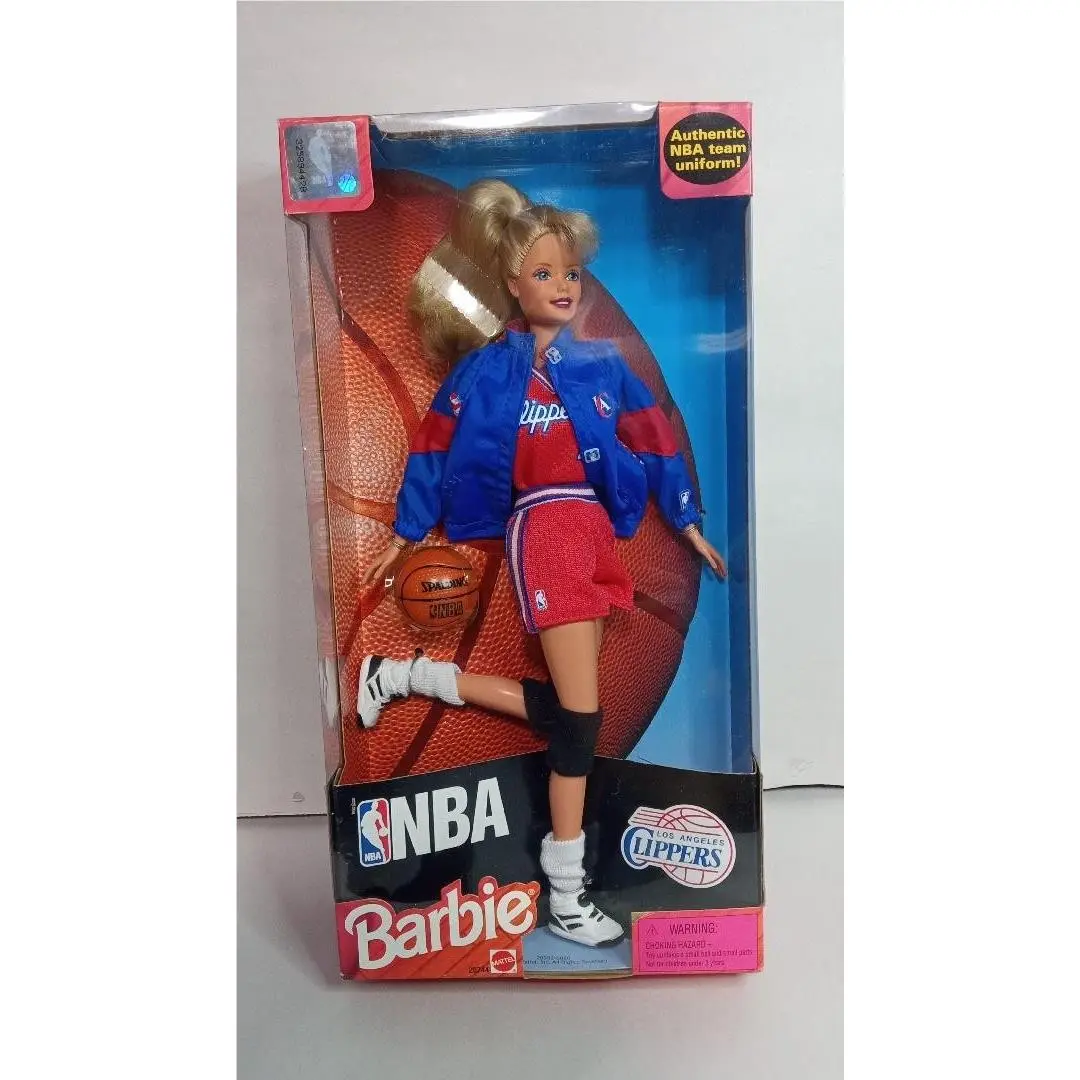 Vintage 1998 Nba Barbie Doll : Los Angeles Clippers - Nrfb