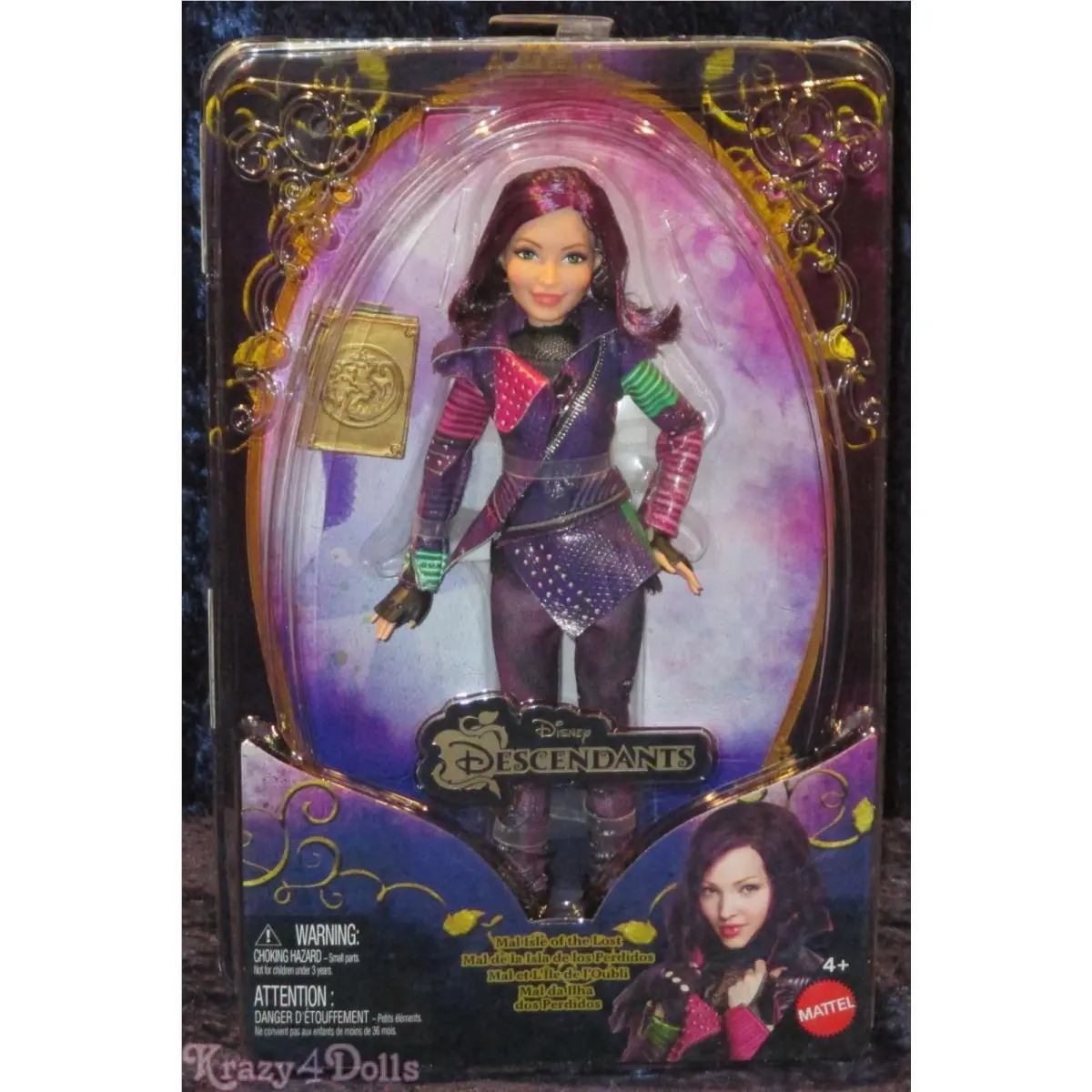 Disney 11” Descendants Mal 10th Anniversary Doll
