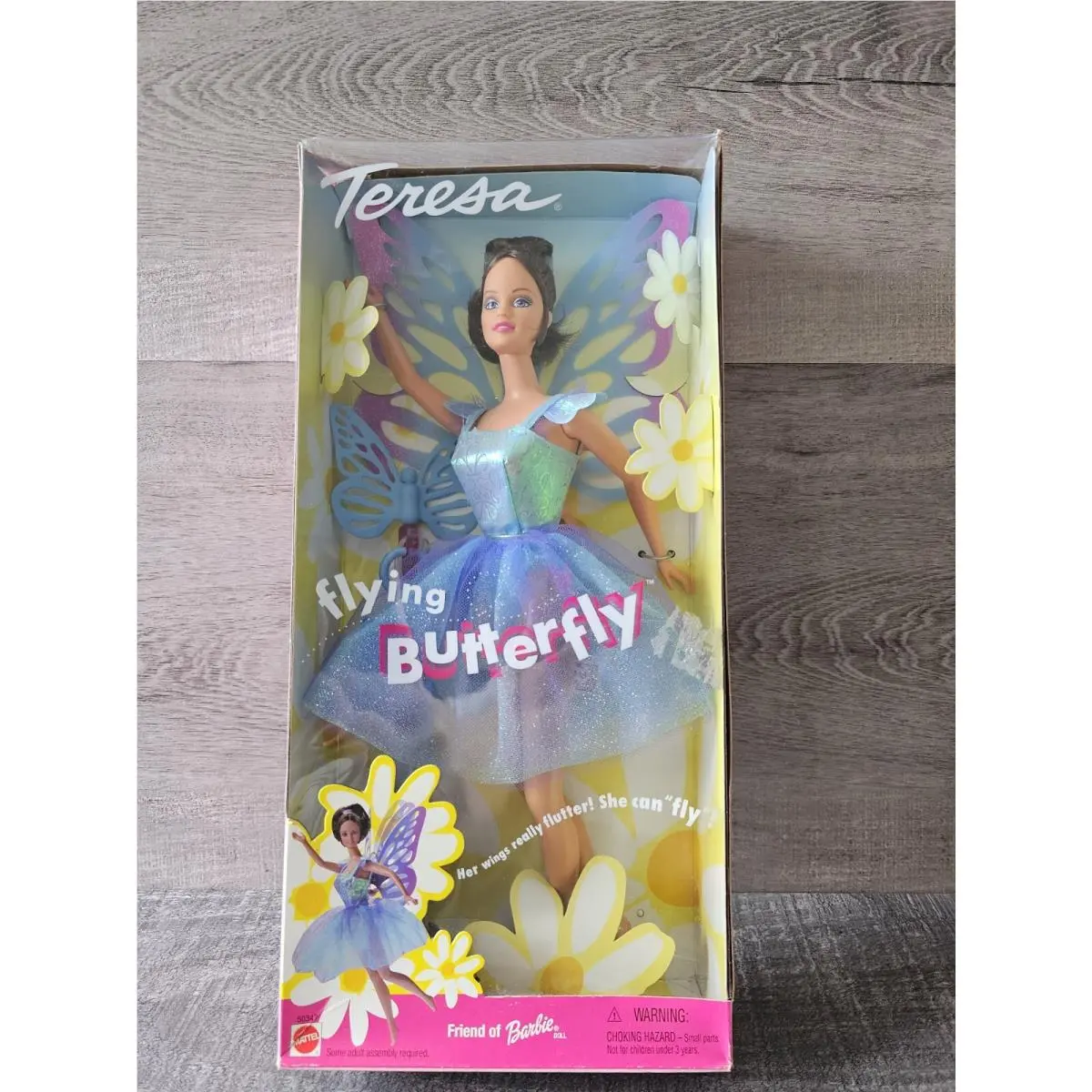 Vintage Flying Butterfly Teresa Doll 50347 Rare Htf Barbie Mattel 2000