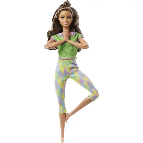 Barbie Made To Move Doll Flexible Poseable Self Care Yoga Edition 22 Joints