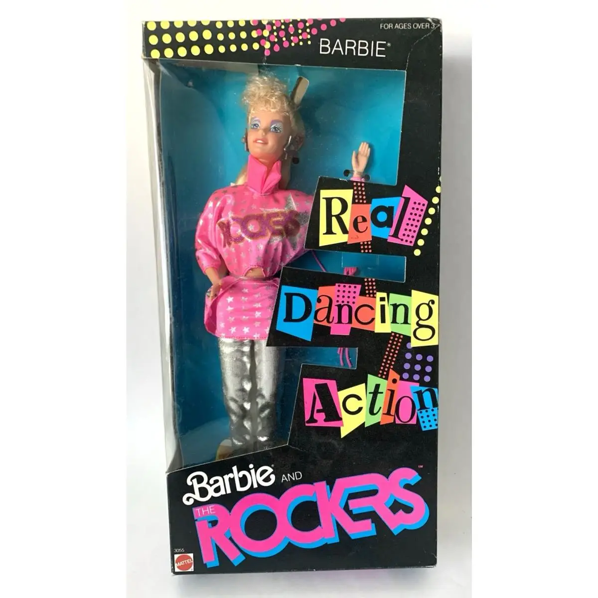Vintage 1986 Barbie and The Rockers Real Dancing Action Mattel Doll 3055