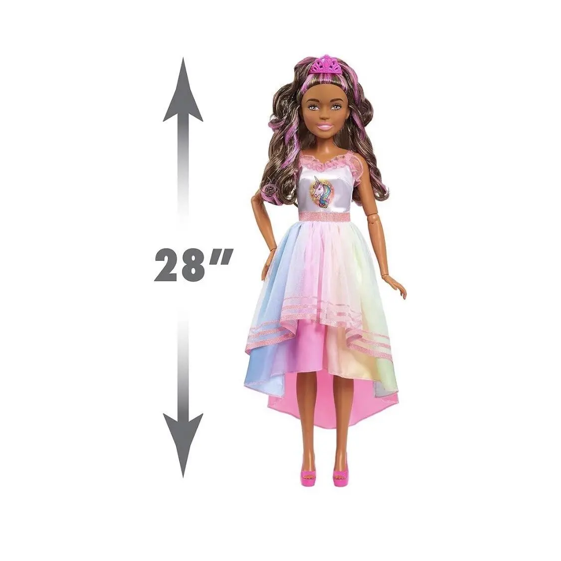 Barbie 28 Just Play Unicorn Party Fashion Friend Doll Multiracial 63563 Nob