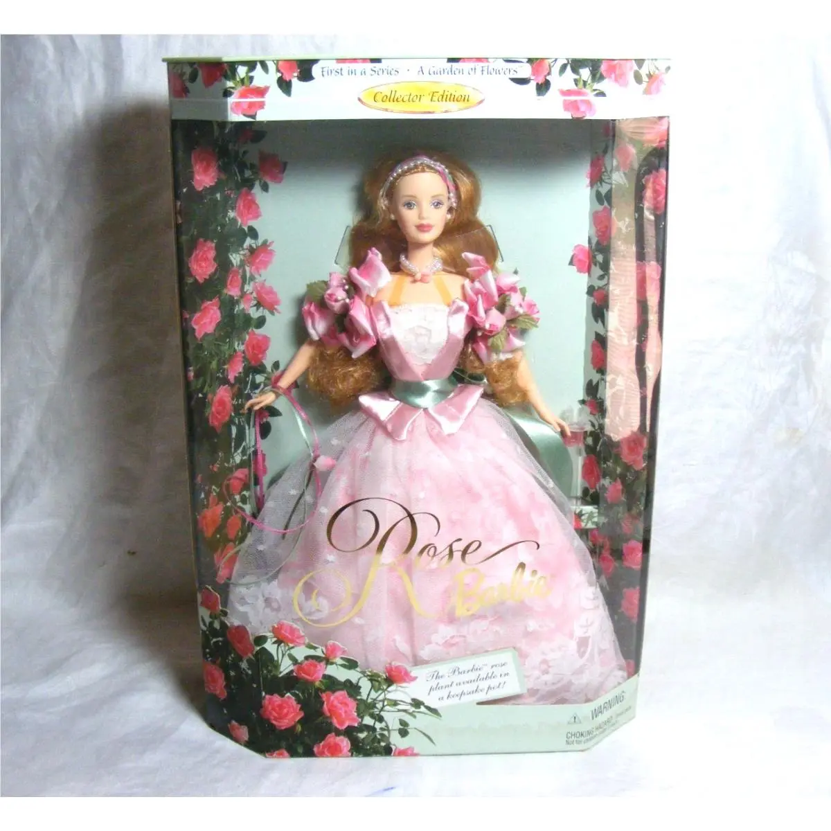 Barbie Collectable 1998 Rose Barbie Mattel 22337 F-1