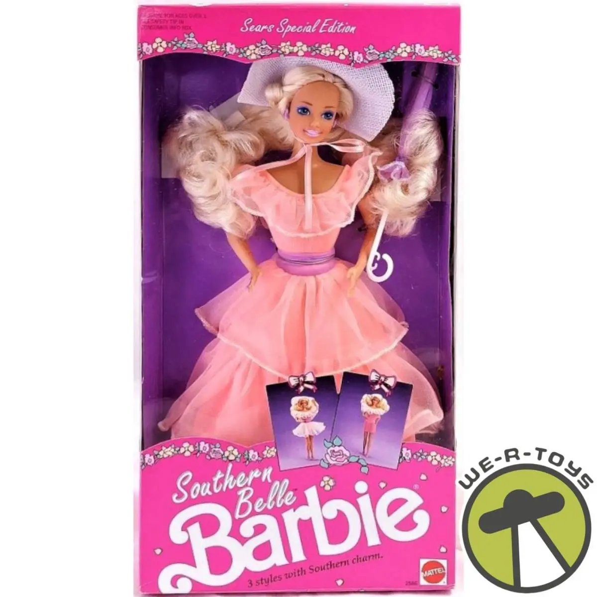 Southern Belle Barbie Doll Sears Special Edition 1991 Mattel 2586