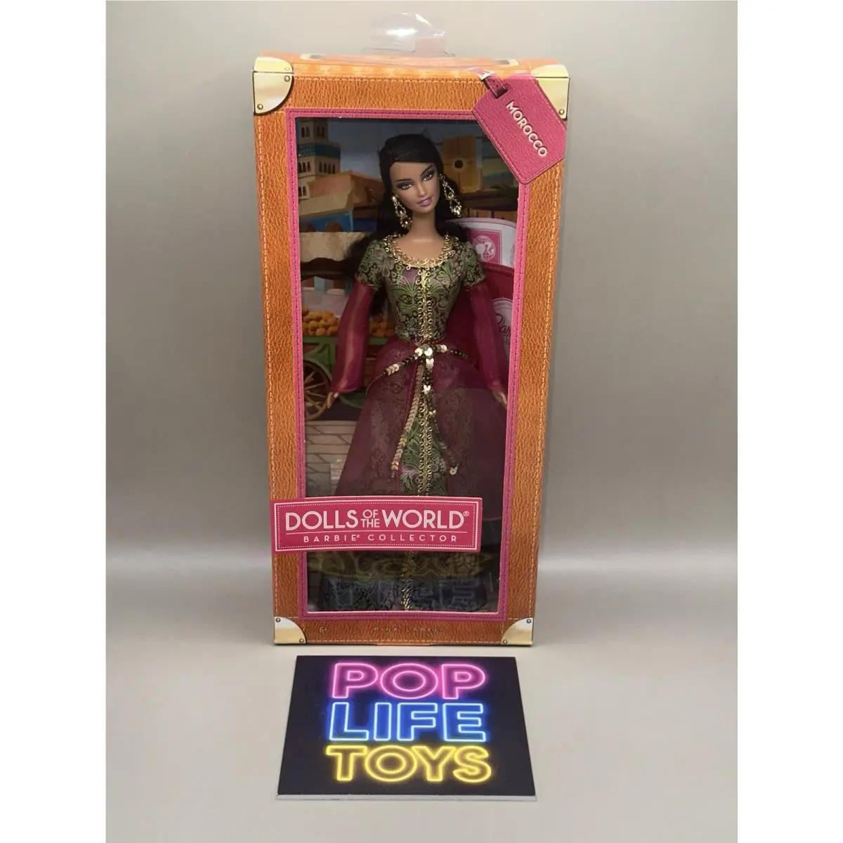 2012 Mattel Passport Dolls of The World “morocco Barbie” X8425 Nrfb