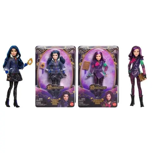 Disney Descendants Isle of The Lost Mal Evie Doll Set 11 10th Anniversary