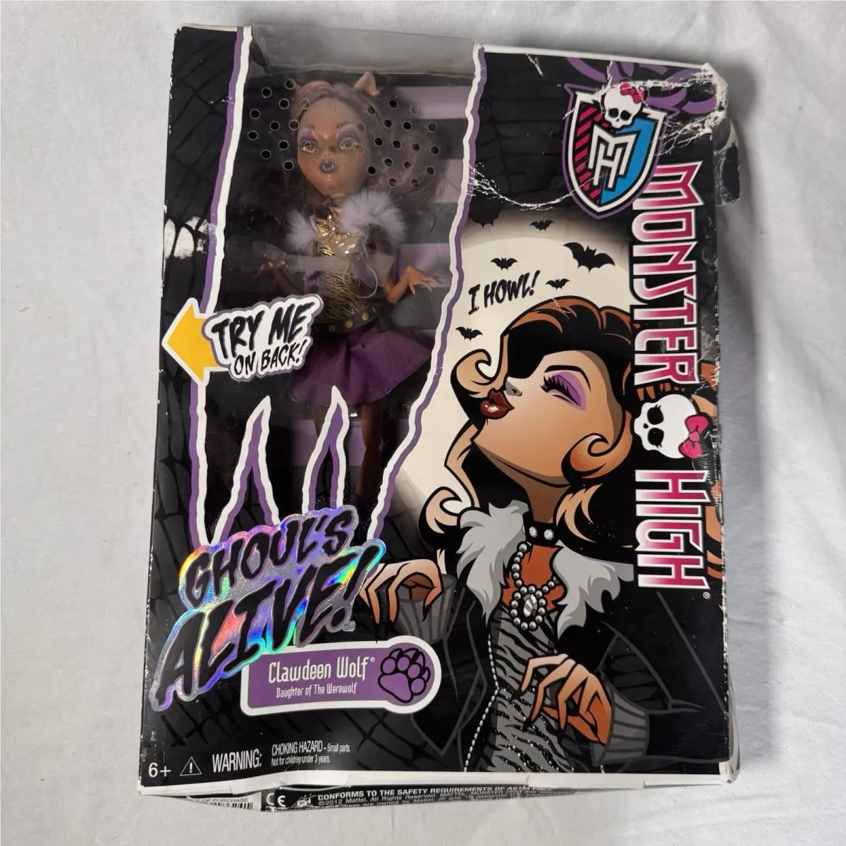 Monster High Ghoul’s Alive Clawdeen Wolf Fashion Doll No Sound Read